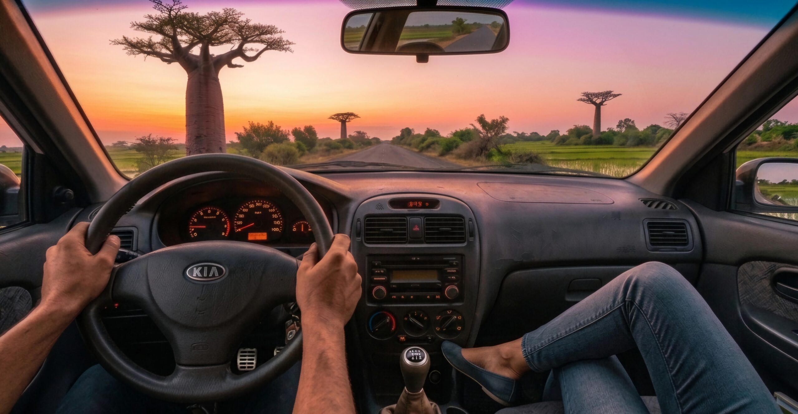 transfert vers Morondava, Allée des baobabs expériences